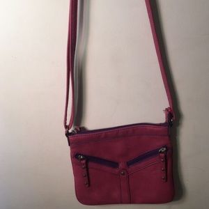 Purple handbag